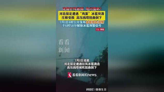 河北暴雨受什么影响「保定下冰雹视频」 混合动力汽车